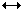 icône de redimensionnement en forme de flèche horizontale